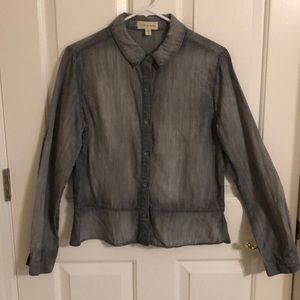Anthropologie Cloth & Stone Short Waisted Top